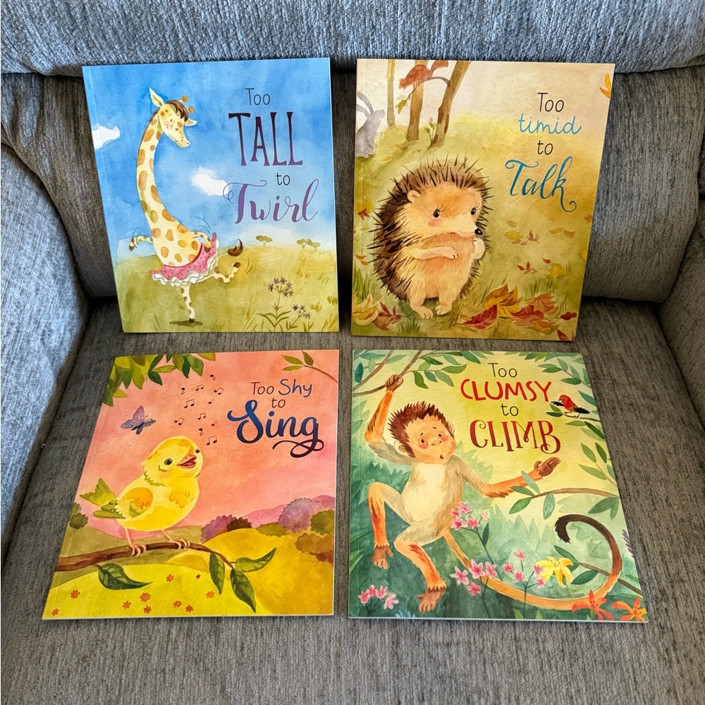Children’s Book 4 Too Tall to Twirl, Timid to Talk, Shy to Sing, Clumsy to Climb